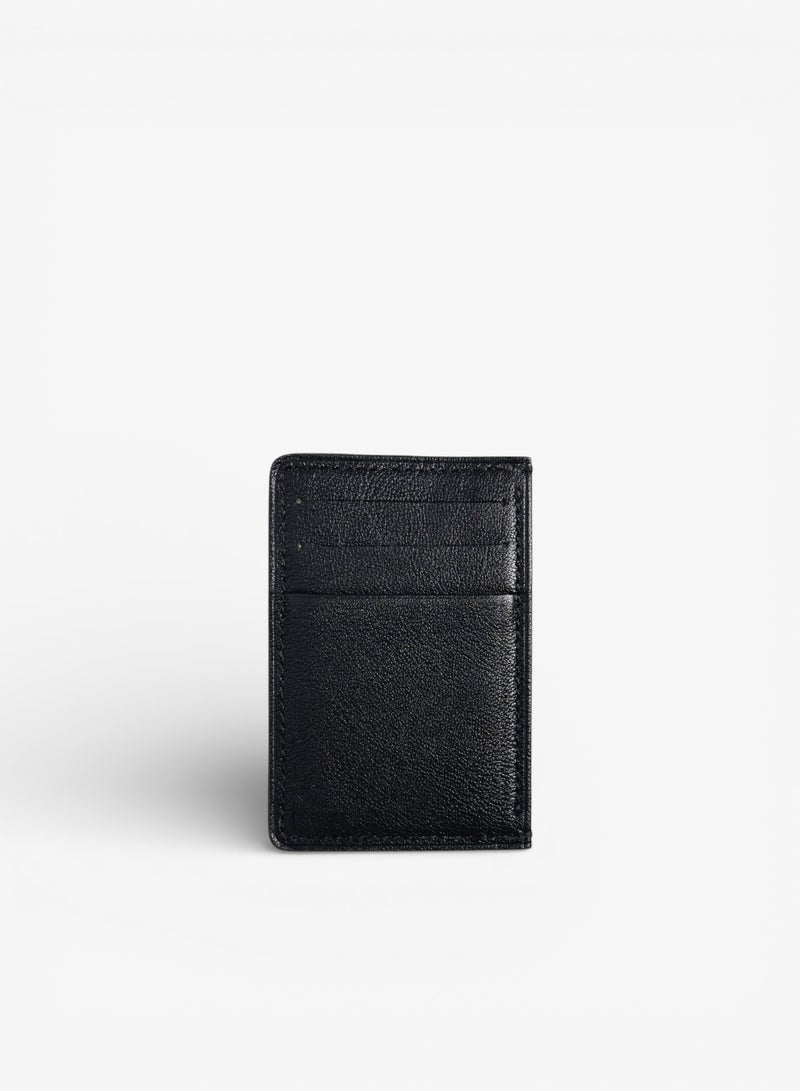 Emery Leather Card Case for Men & Women | Slim Credit Card Holder Wallet | Minimal RFID-Safe Business Card Holder (Chest Nut) - Image 1